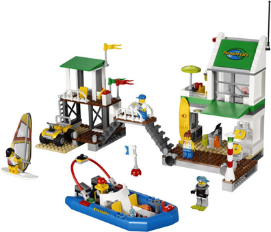 LEGO Set-Marina-Town / City / Harbor-4644-1-Creative Brick Builders